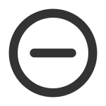 Minus Circle SVG Icon